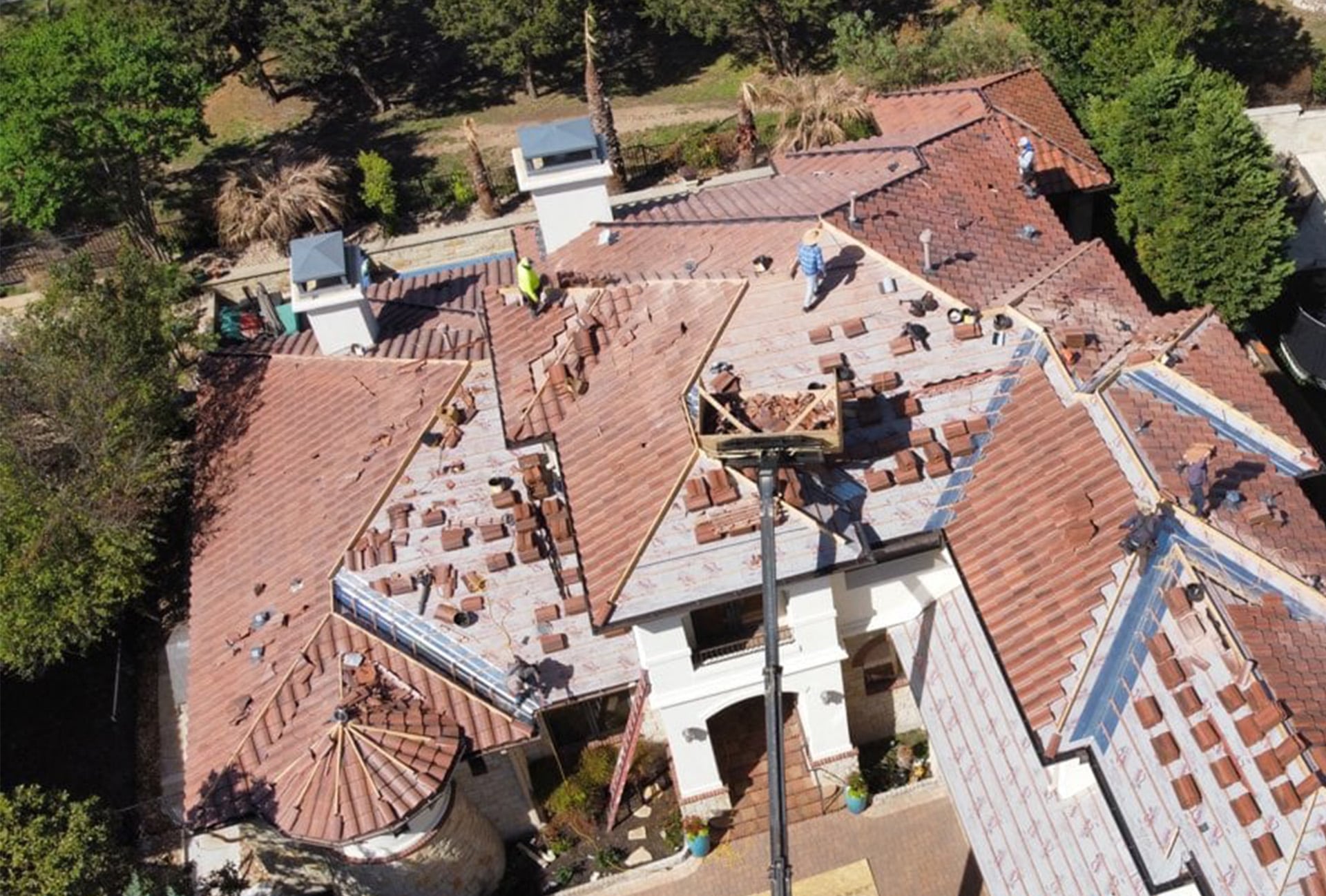 Residential Spanish Tile Roof