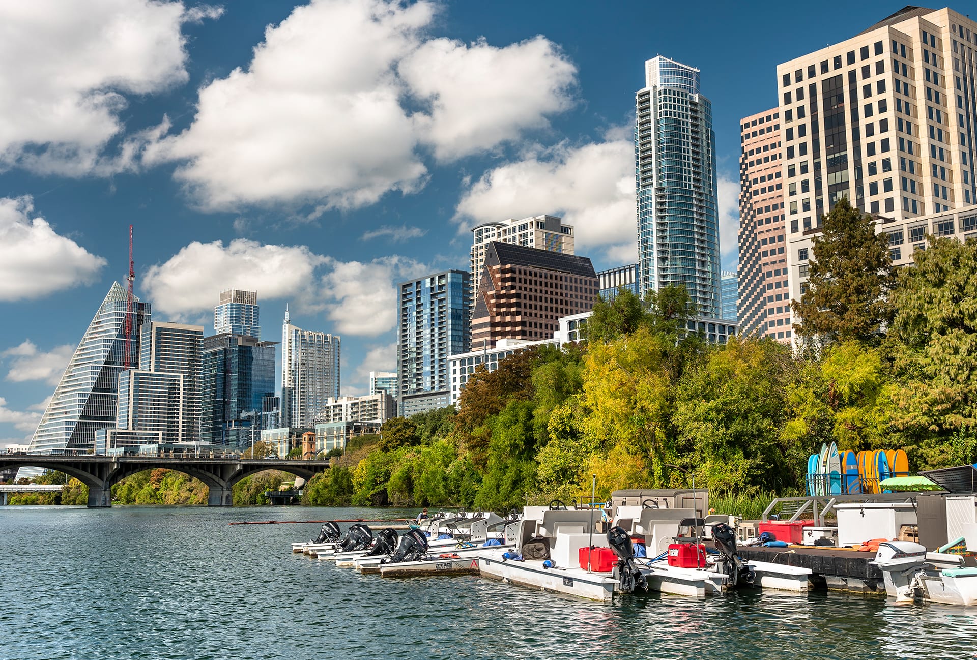 Austin River with Skyline