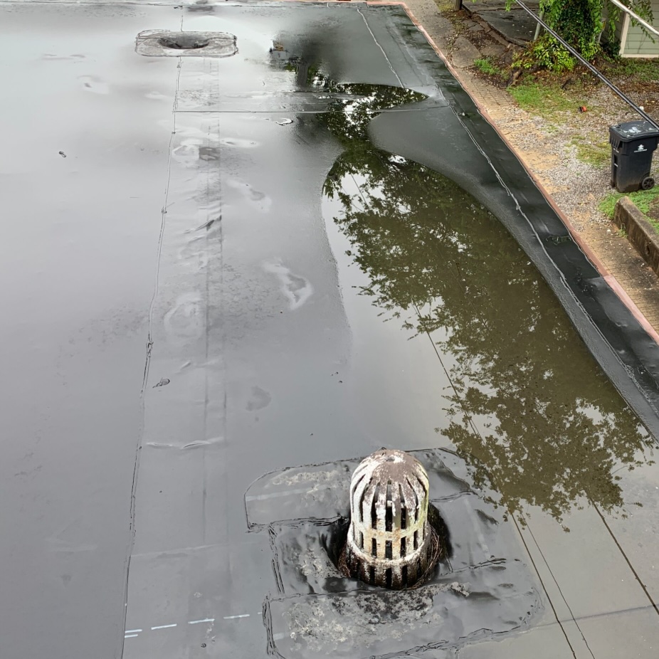EPDM Roofing Ponding Water